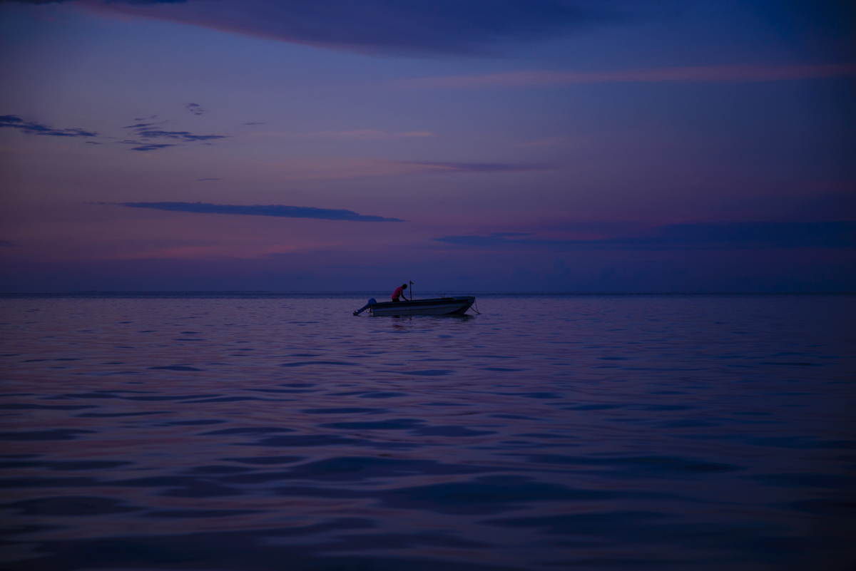 Anochecer en el Mar Caribe, 2019